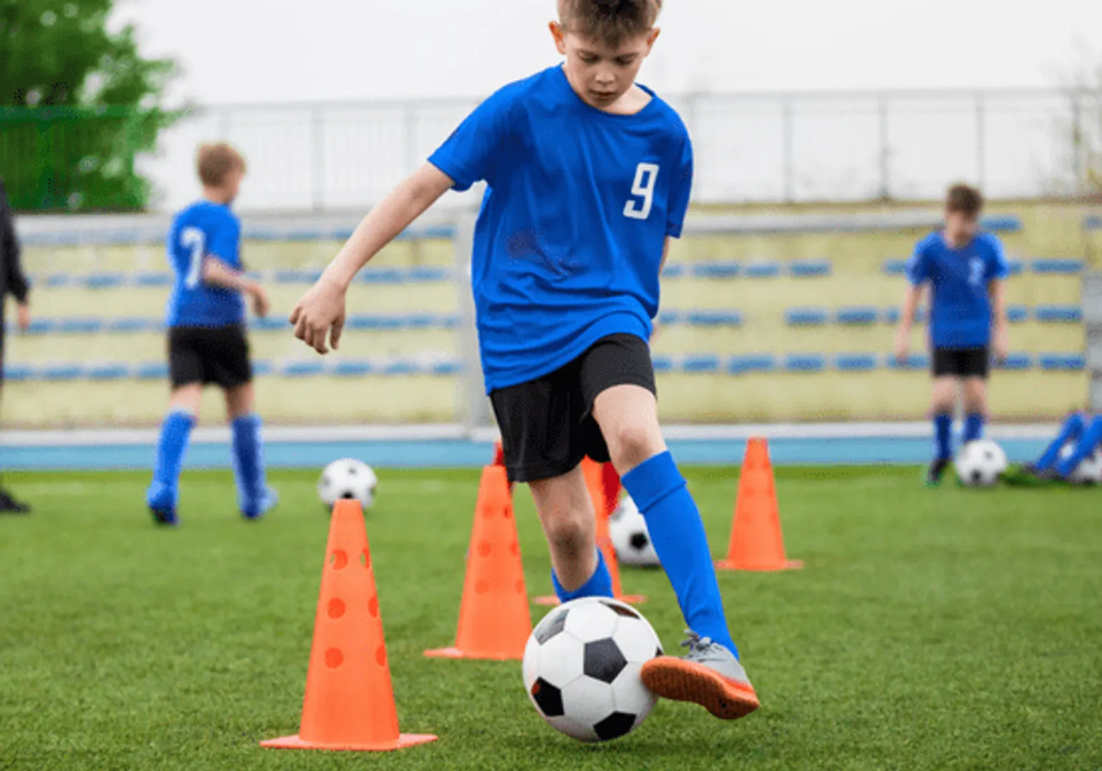 Futbolda Slalom Çalışması